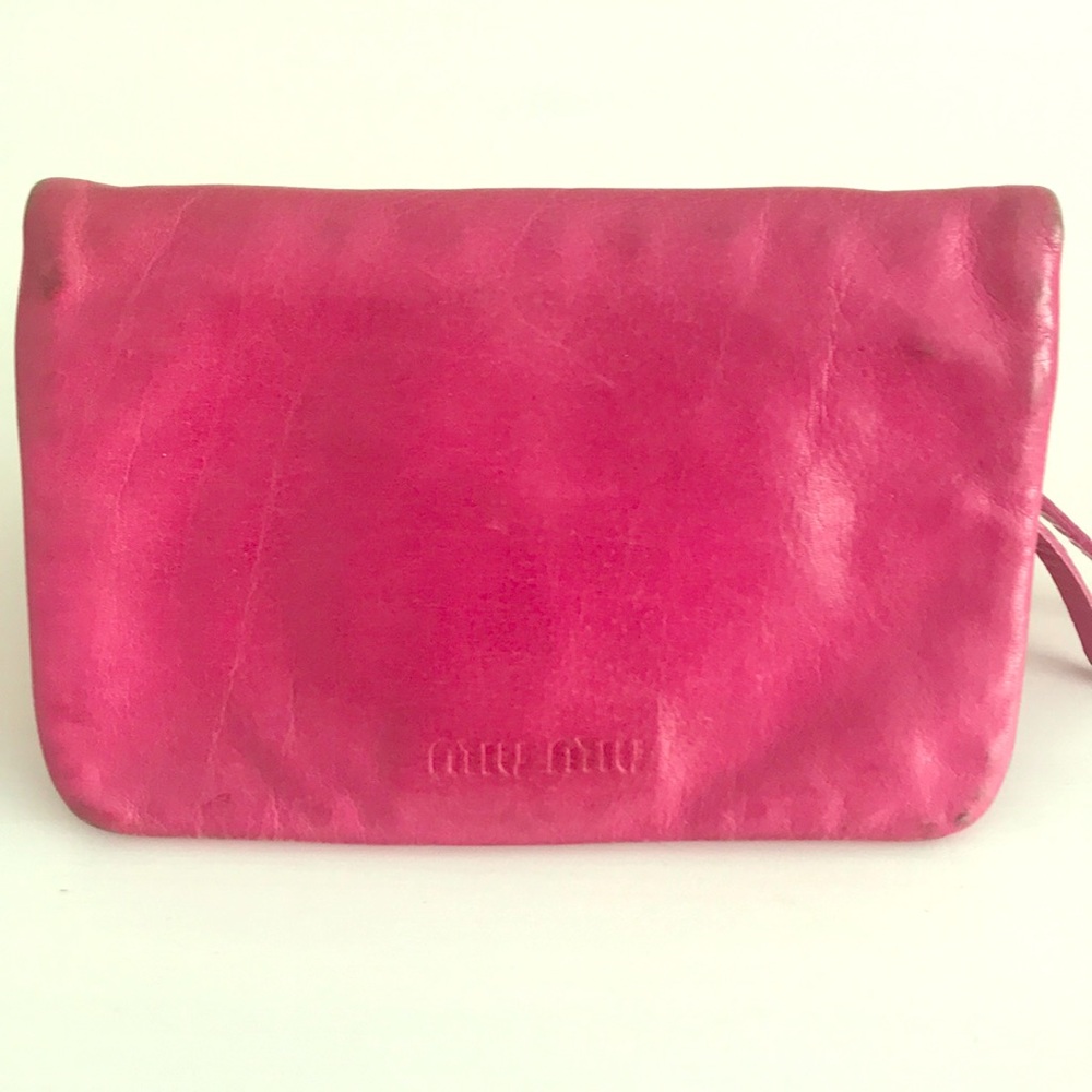 Miu Miu Pink Leather wallet